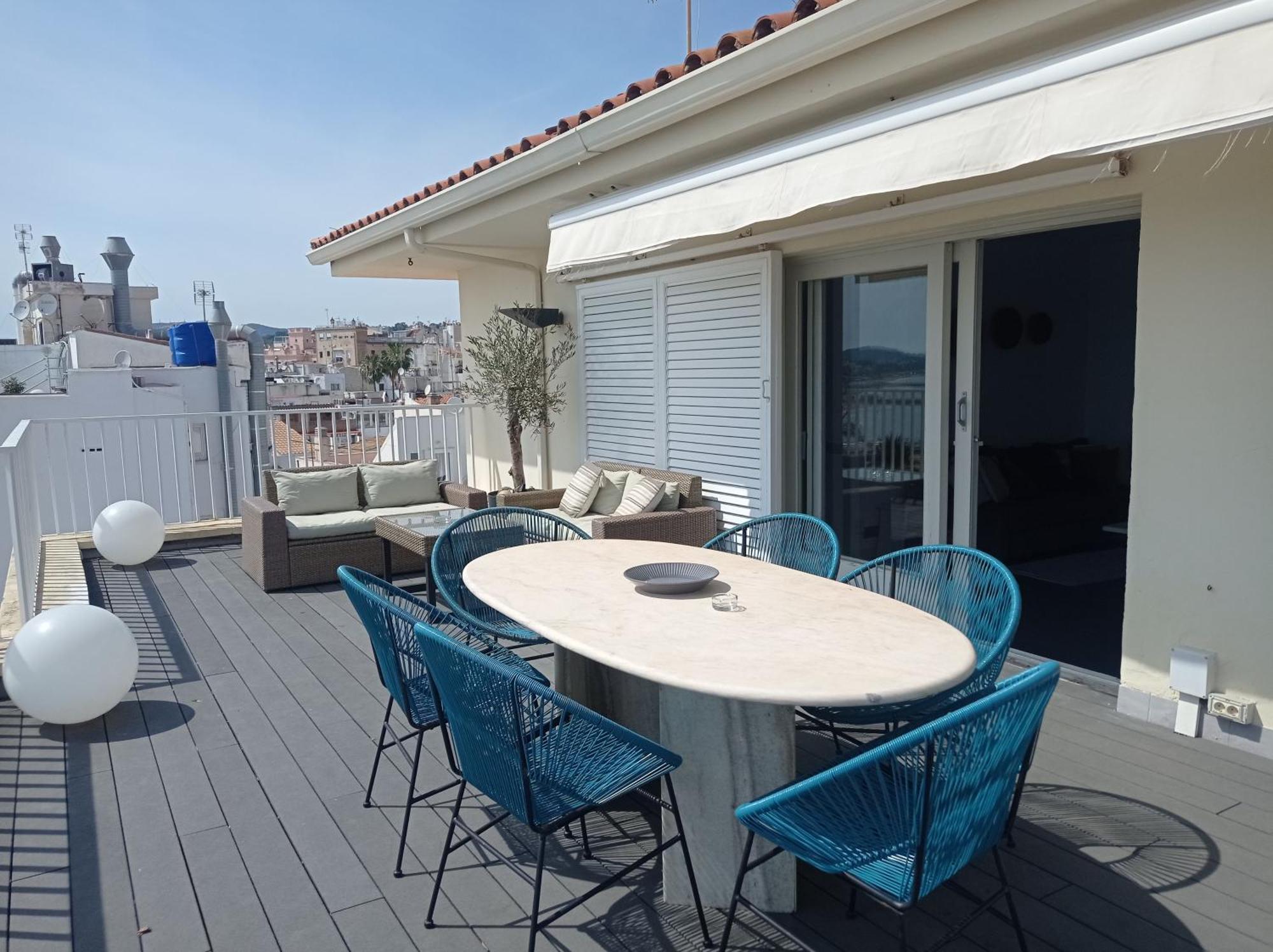 Atico Con Fantasticas Vistas Al Mar Y La Iglesia Apartment ซีเจส ภายนอก รูปภาพ
