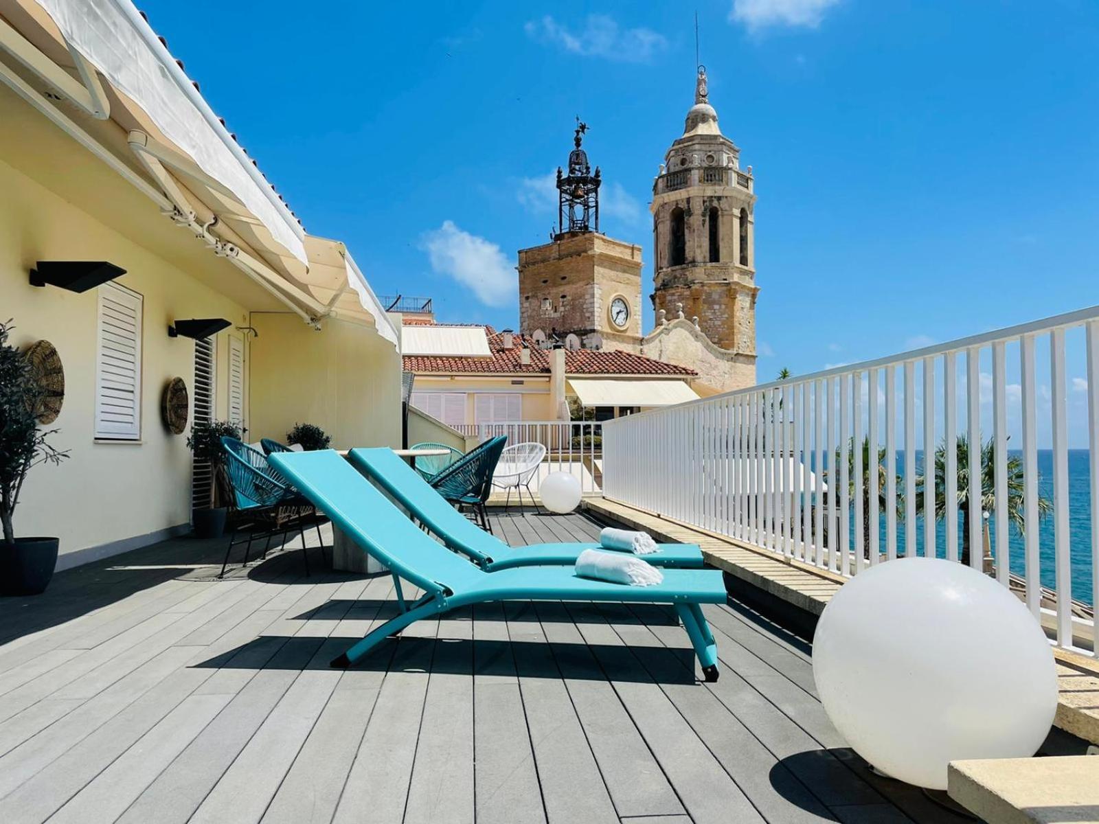 Atico Con Fantasticas Vistas Al Mar Y La Iglesia Apartment ซีเจส ห้อง รูปภาพ
