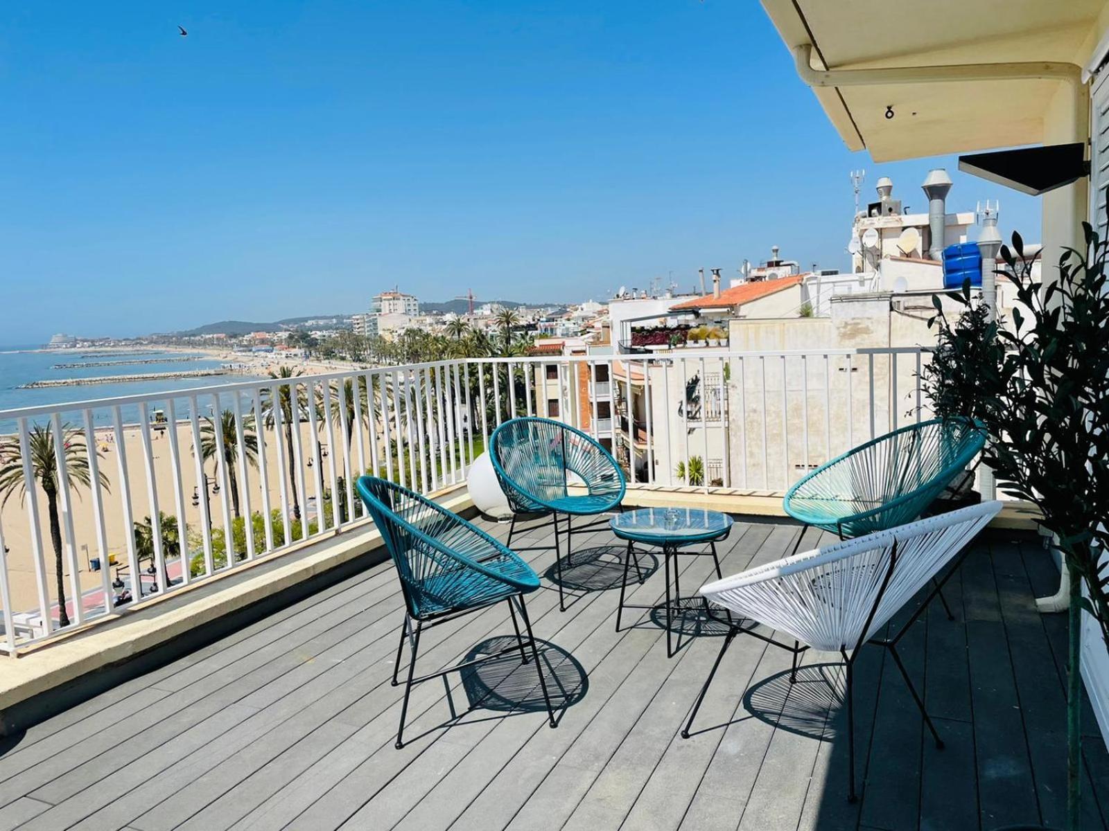 Atico Con Fantasticas Vistas Al Mar Y La Iglesia Apartment ซีเจส ห้อง รูปภาพ